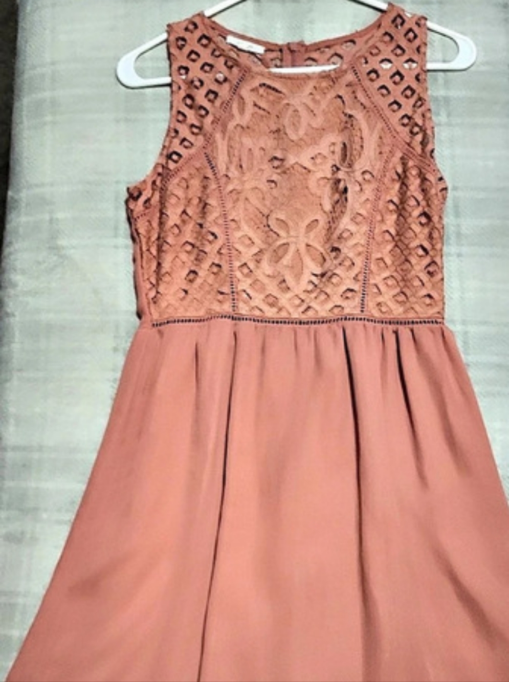 Maurices Lace Bodice Mini Dress in Pink Size 5/6